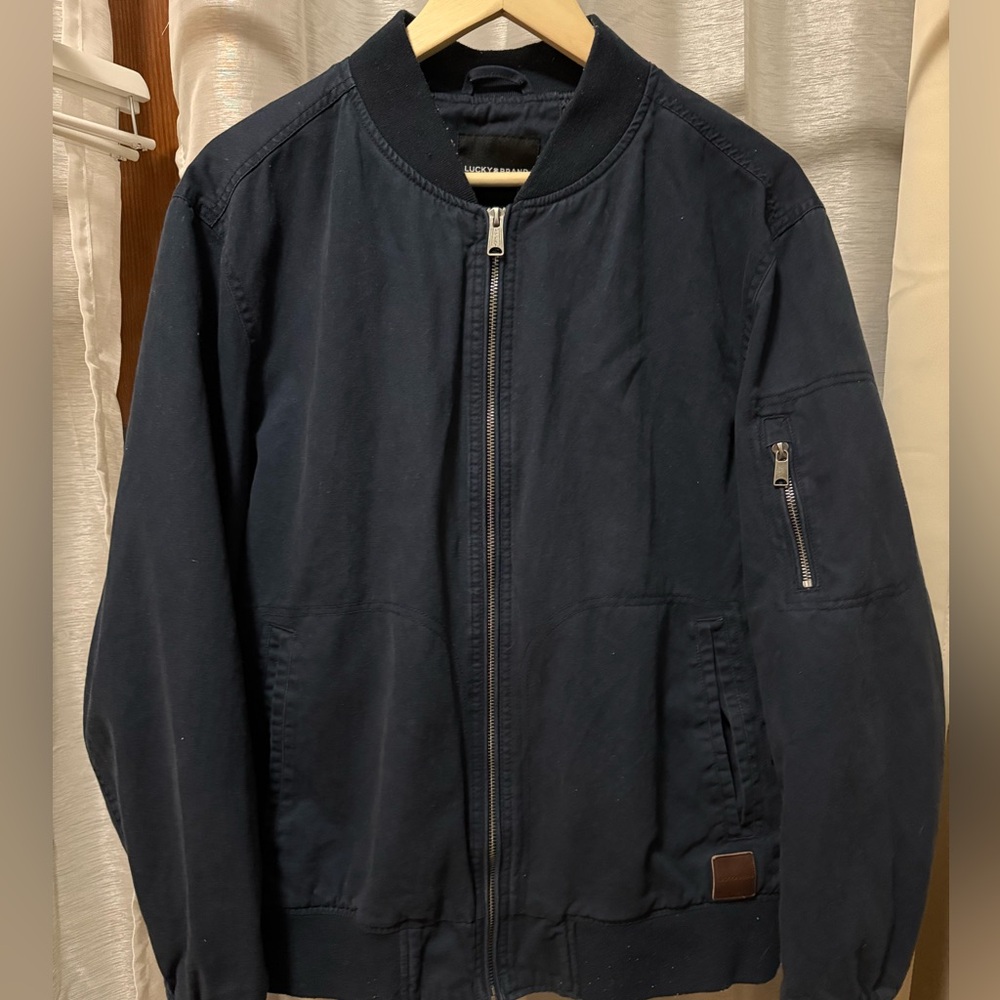 Lucky Loyalton Bomber Jacket Navy Blue